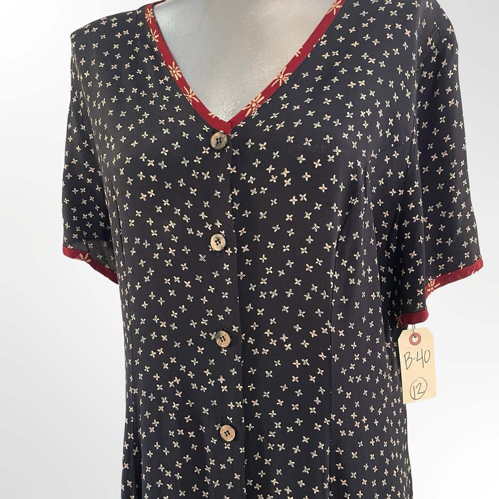 A true Vintage Summer Dress in size 12 - Picture 2 of 7